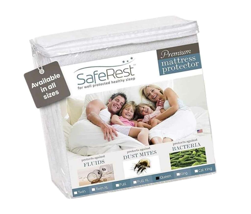 SafeRest Official Mattress Protector and Bed Bugs Cover