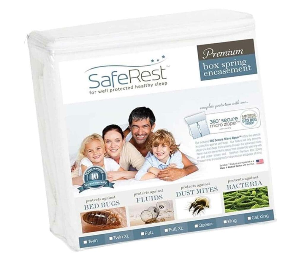 SafeRest Premium Mattress Protector and Bed Bugs Cover